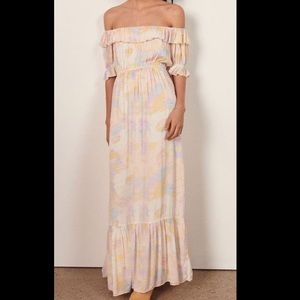 Ba&sh Noma dress T0. 100% viscose lined w/ cotton.